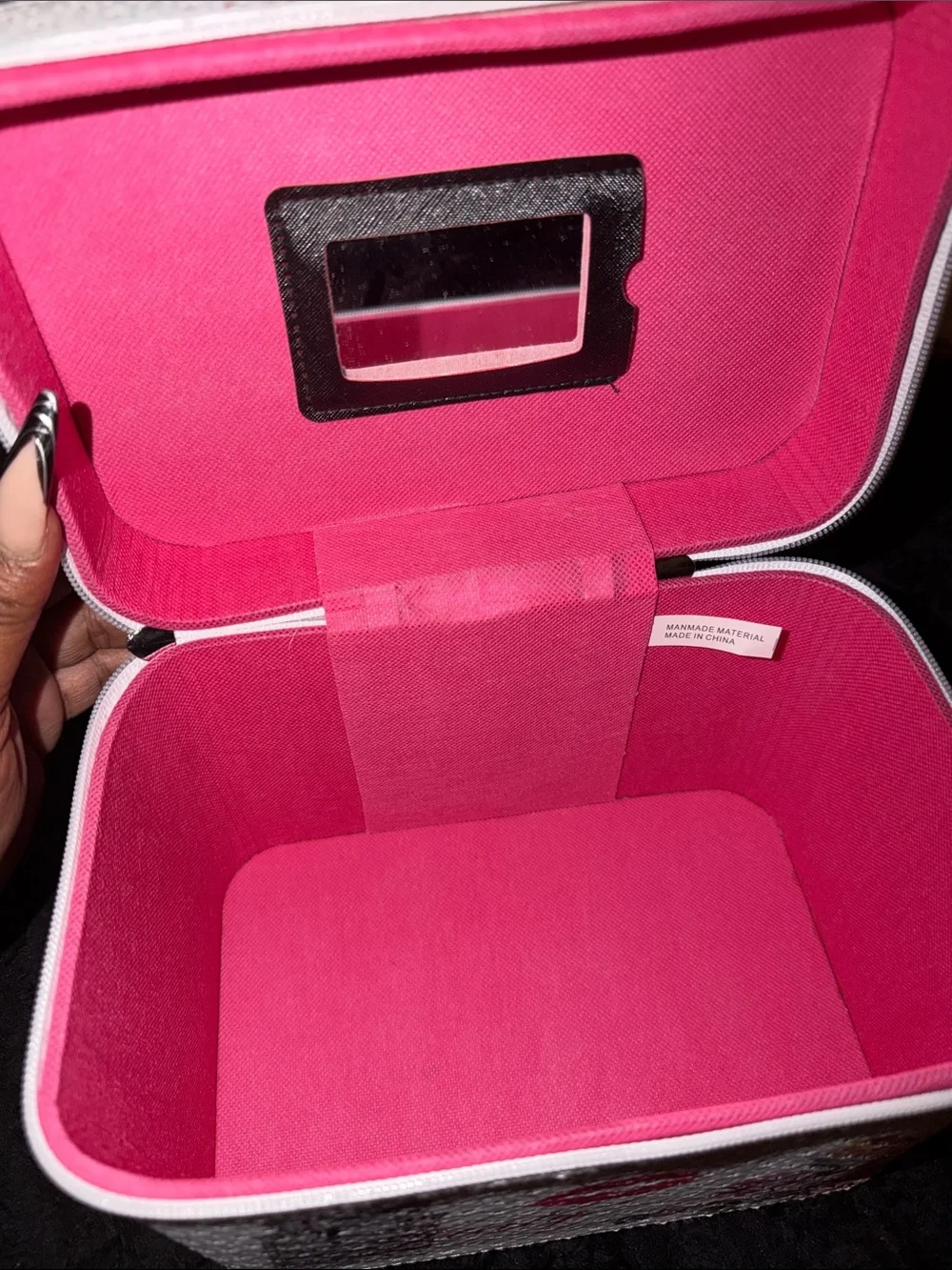 Blush Crush Italy Printed Cosmetic Case full of The Creme Shop Essentials &More
